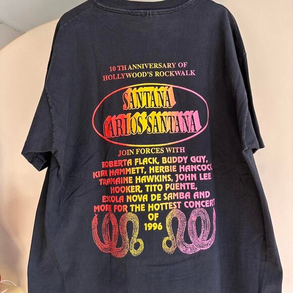 Vintage 1996 Carlos Santana Band Shirt - Picture 6 of 8